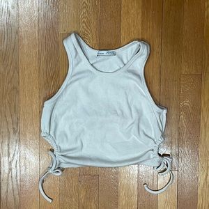 PULL&BEAR - cream top - Large